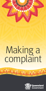 Brochure download for Making a complaint.